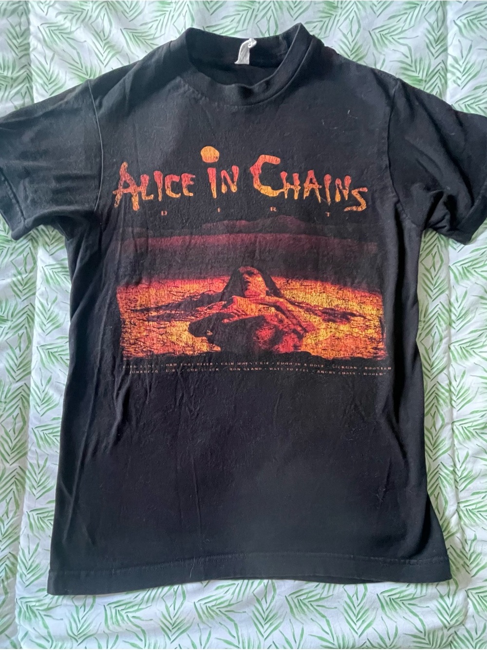 Alice In Chains Black Graphic Band Tee